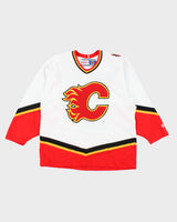 Vintage CCM Calgary Flames NHL Hockey Jersey - L