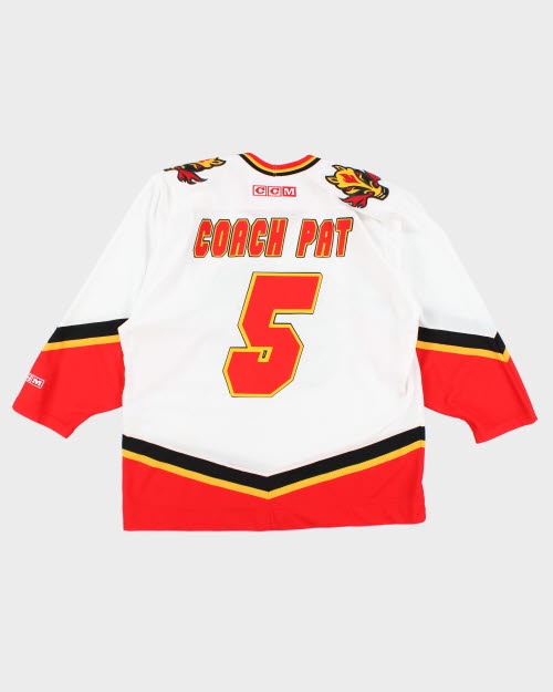 Vintage CCM Calgary Flames NHL Hockey Jersey - L