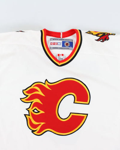 Vintage CCM Calgary Flames NHL Hockey Jersey - L