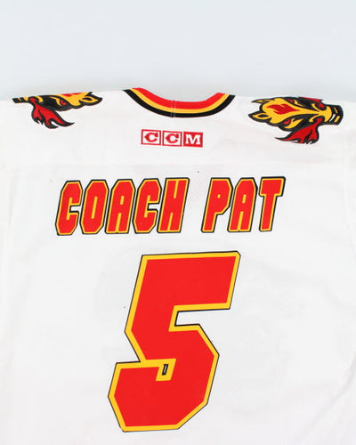 Vintage CCM Calgary Flames NHL Hockey Jersey - L