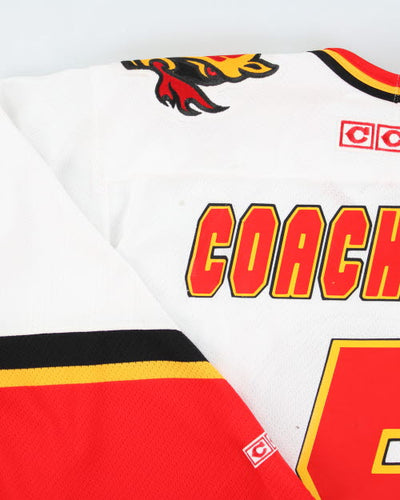 Vintage CCM Calgary Flames NHL Hockey Jersey - L