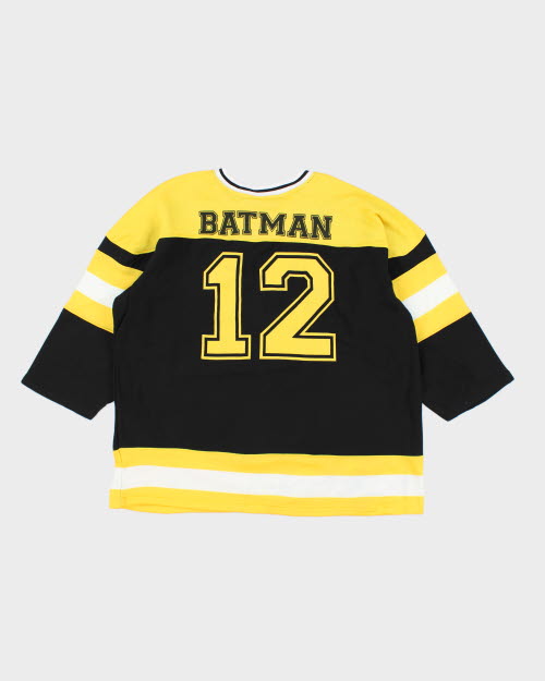 Vintage 90's Oversized Batman Hockey Jersey - XL
