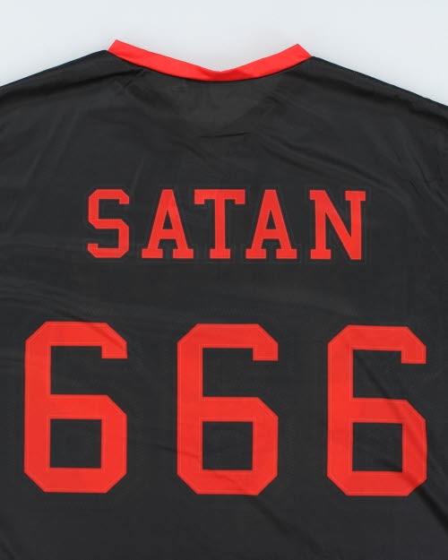 Vintage 2000's Satan Graphic Longsleeve Jersey - XXL