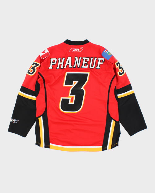 Vintage 2000's Calgary Flames NHL Oversized Hockey Jersey - M