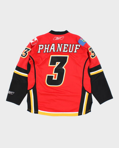 Vintage 2000's Calgary Flames NHL Oversized Hockey Jersey - M