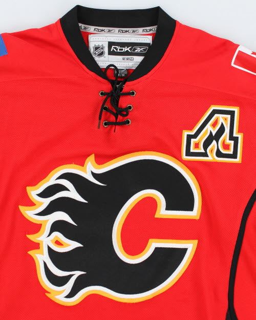 Vintage 2000's Calgary Flames NHL Oversized Hockey Jersey - M