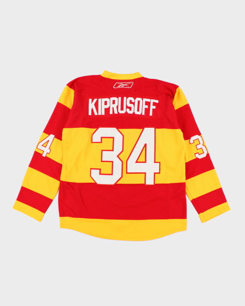 Vintage 90's Calgary Flames NHL Oversized Hockey Jersey - L