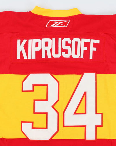 Vintage 90's Calgary Flames NHL Oversized Hockey Jersey - L