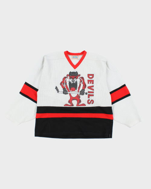Vintage 90's Devils Taz Oversized Hockey Jersey - XL