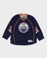 Vintage 90's Reebok NHL Oilers Hockey Jersey - L