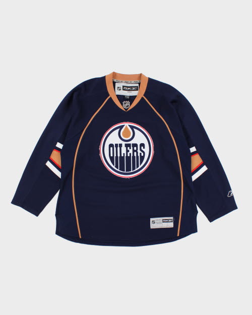 Vintage 90's Reebok NHL Oilers Hockey Jersey - L