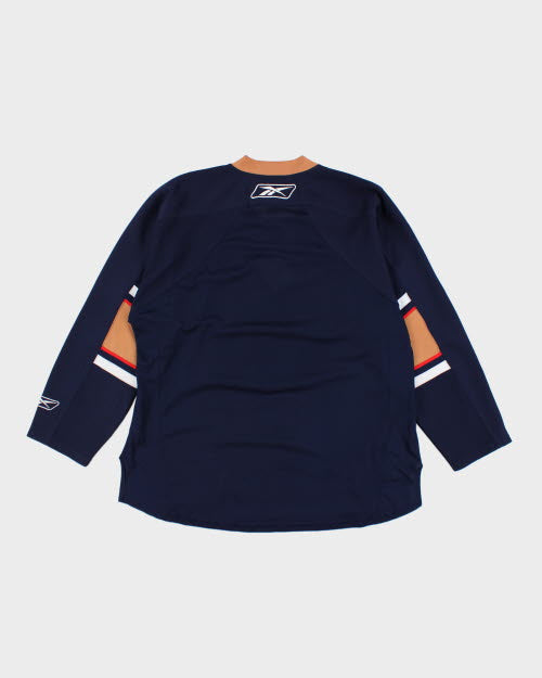 Vintage 90's Reebok NHL Oilers Hockey Jersey - L