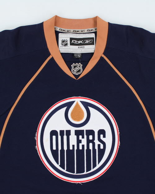 Vintage 90's Reebok NHL Oilers Hockey Jersey - L