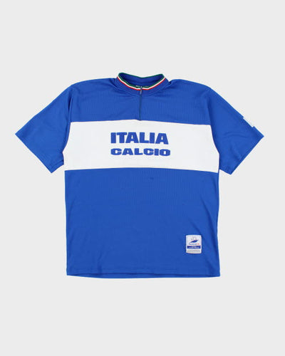 Vintage 90's Italy World Cup 98 Quarter Zip Jersey - L