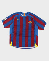 Vintage 2000's Barcelona FC Home Football Jersey - XL