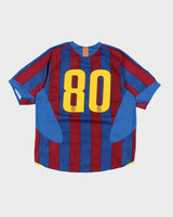 Vintage 2000's Barcelona FC Home Football Jersey - XL
