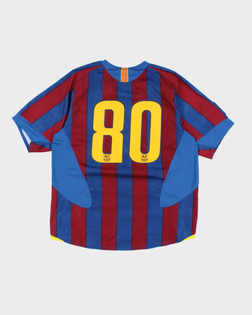 Vintage 2000's Barcelona FC Home Football Jersey - XL