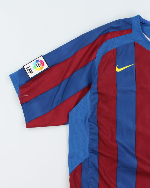 Vintage 2000's Barcelona FC Home Football Jersey - XL