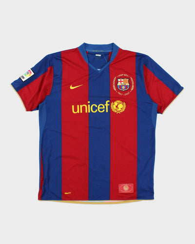 Vintage 2000's Barcelona FC Home Football Shirt - XL