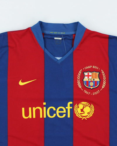 Vintage 2000's Barcelona FC Home Football Shirt - XL
