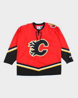 Vintage 2000's CCM Calgary Flames NHL Jersey - L