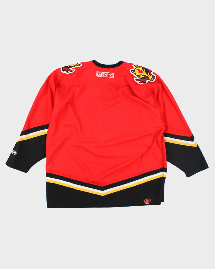 Vintage 2000's CCM Calgary Flames NHL Jersey - L