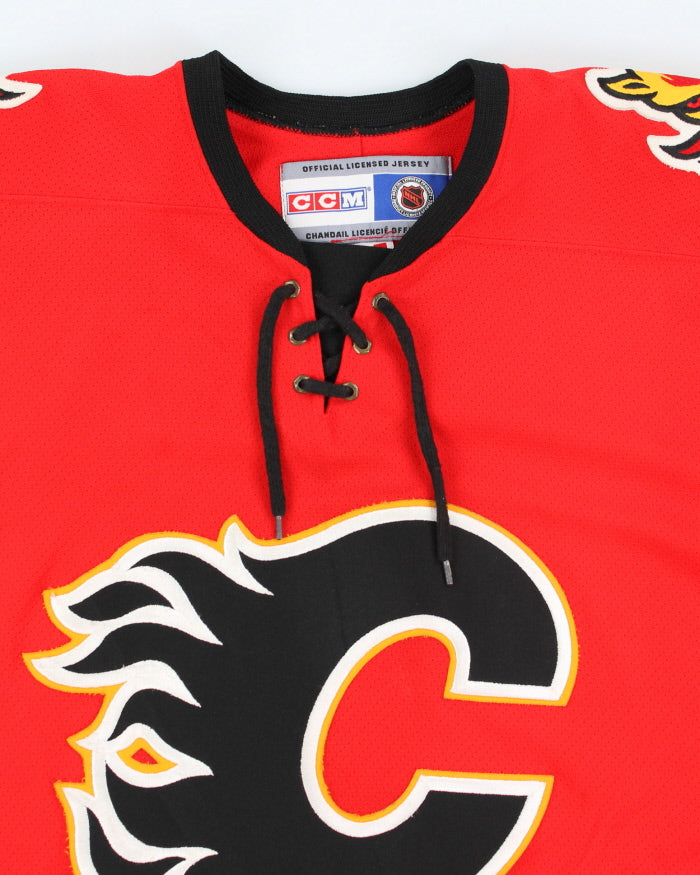 Vintage 2000's CCM Calgary Flames NHL Jersey - L