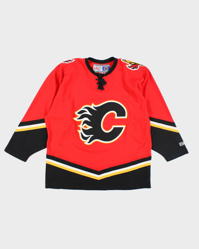 Vintage 2000's CCM Calgary Flames NHL Jersey - L