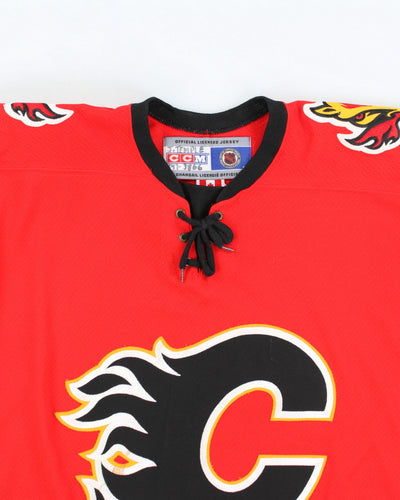 Vintage 2000's CCM Calgary Flames NHL Jersey - L