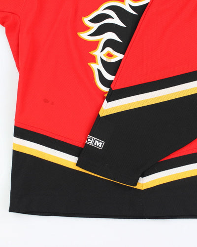 Vintage 2000's CCM Calgary Flames NHL Jersey - L