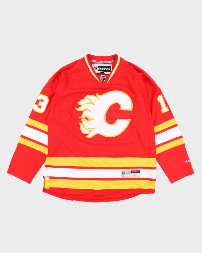 Vintage 2000's Reebok Calgary Flames NHL Jersey - L