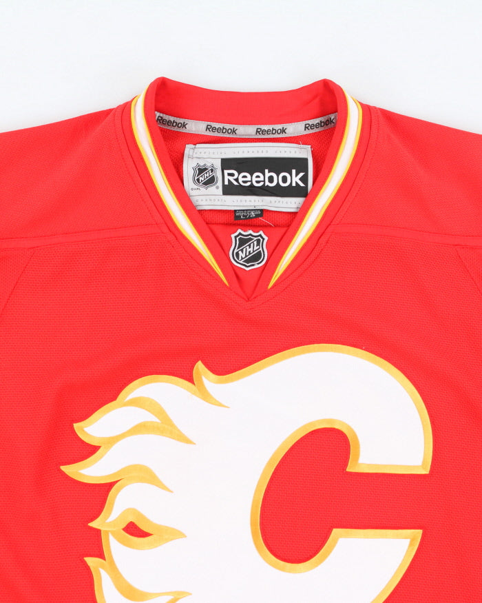 Vintage 2000's Reebok Calgary Flames NHL Jersey - L