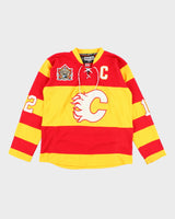 Vintage 2000's Reebok Calgary Flames NHL Jersey - M