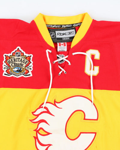 Vintage 2000's Reebok Calgary Flames NHL Jersey - M