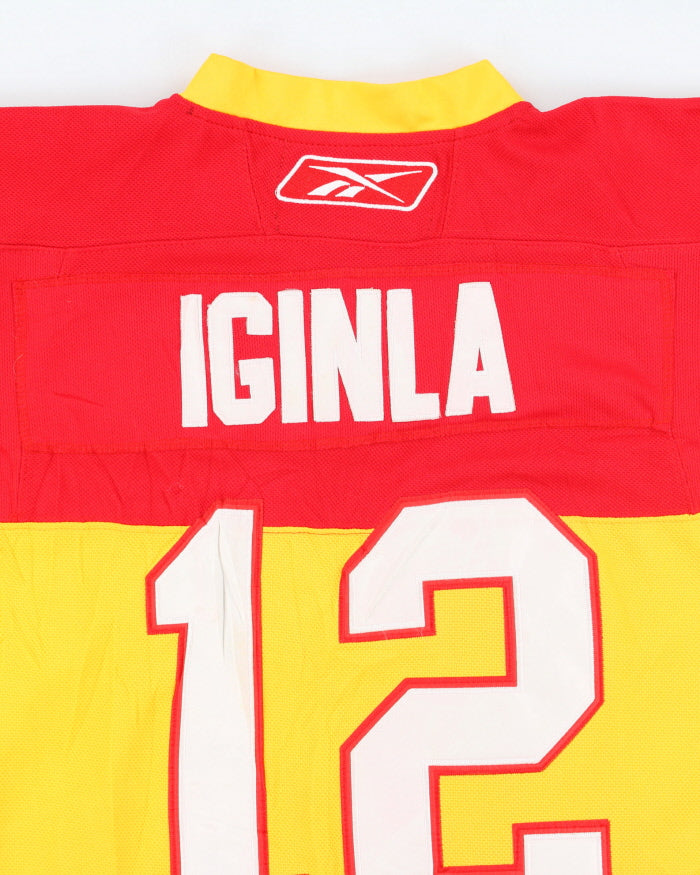 Vintage 2000's Reebok Calgary Flames NHL Jersey - M
