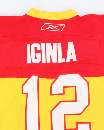 Vintage 2000's Reebok Calgary Flames NHL Jersey - M