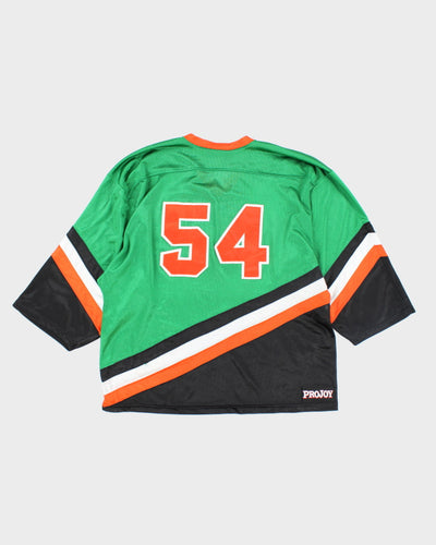 Vintage 90's Hornets Graphic Hockey Jersey - XL
