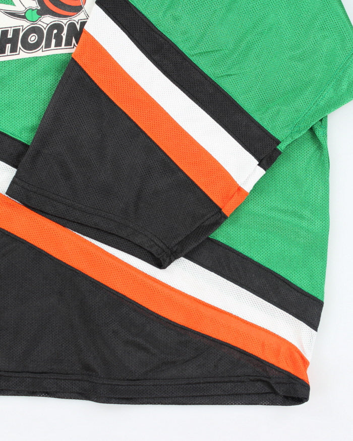 Vintage 90's Hornets Graphic Hockey Jersey - XL