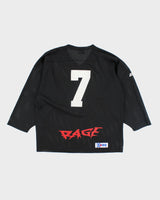 Vintage 90's Hockey Player Graphic Sports Jersey - L