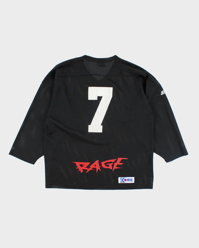 Vintage 90's Hockey Player Graphic Sports Jersey - L