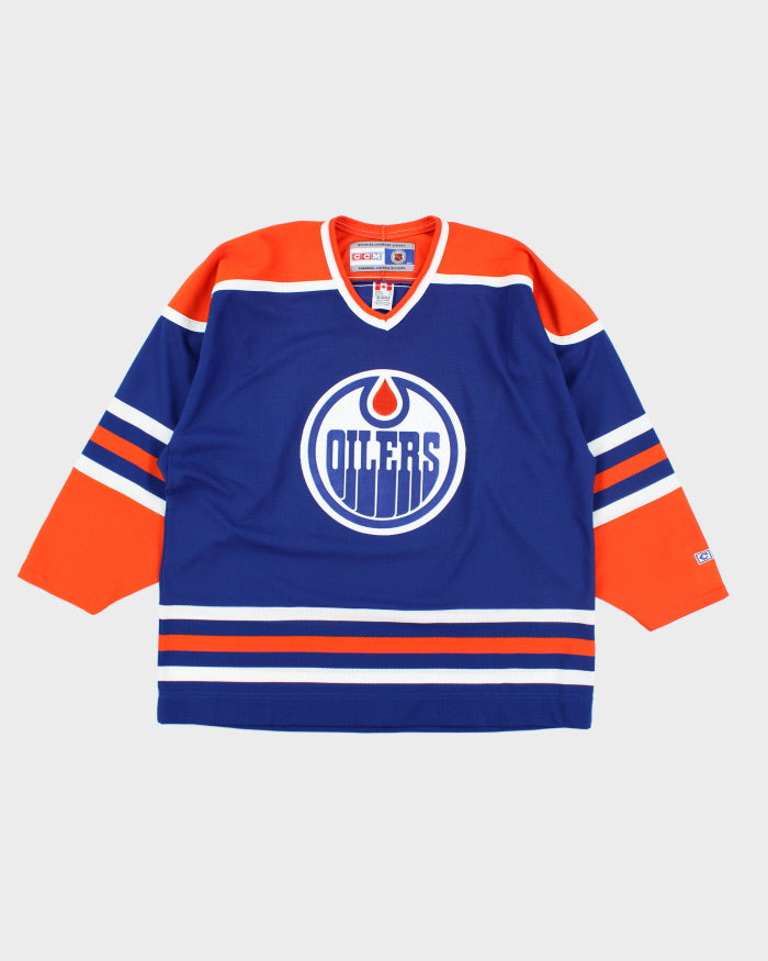 Vintage CCM Edmonton Oilers Oversized NHL Hockey Jersey - XL