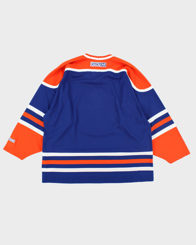 Vintage CCM Edmonton Oilers Oversized NHL Hockey Jersey - XL