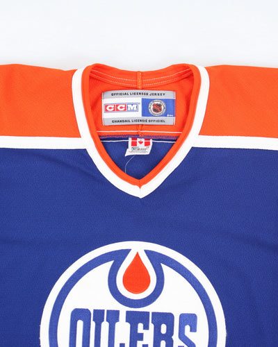 Vintage CCM Edmonton Oilers Oversized NHL Hockey Jersey - XL