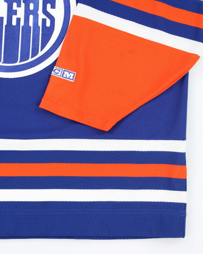 Vintage CCM Edmonton Oilers Oversized NHL Hockey Jersey - XL