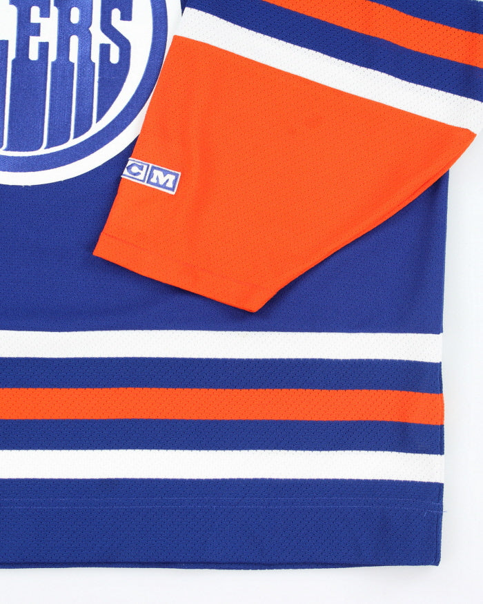 Vintage CCM Edmonton Oilers Oversized NHL Hockey Jersey - XL