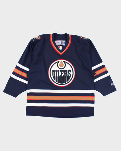Vintage CCM Edmonton Oilers Oversized NHL Hockey Jersey - L