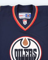 Vintage CCM Edmonton Oilers Oversized NHL Hockey Jersey - L