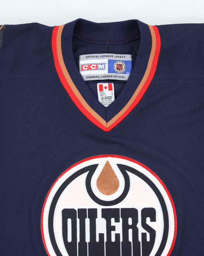 Vintage CCM Edmonton Oilers Oversized NHL Hockey Jersey - L
