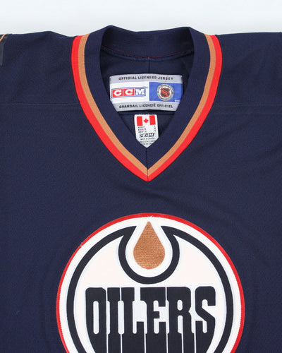 Vintage CCM Edmonton Oilers Oversized NHL Hockey Jersey - L
