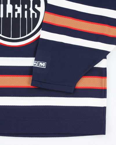 Vintage CCM Edmonton Oilers Oversized NHL Hockey Jersey - L